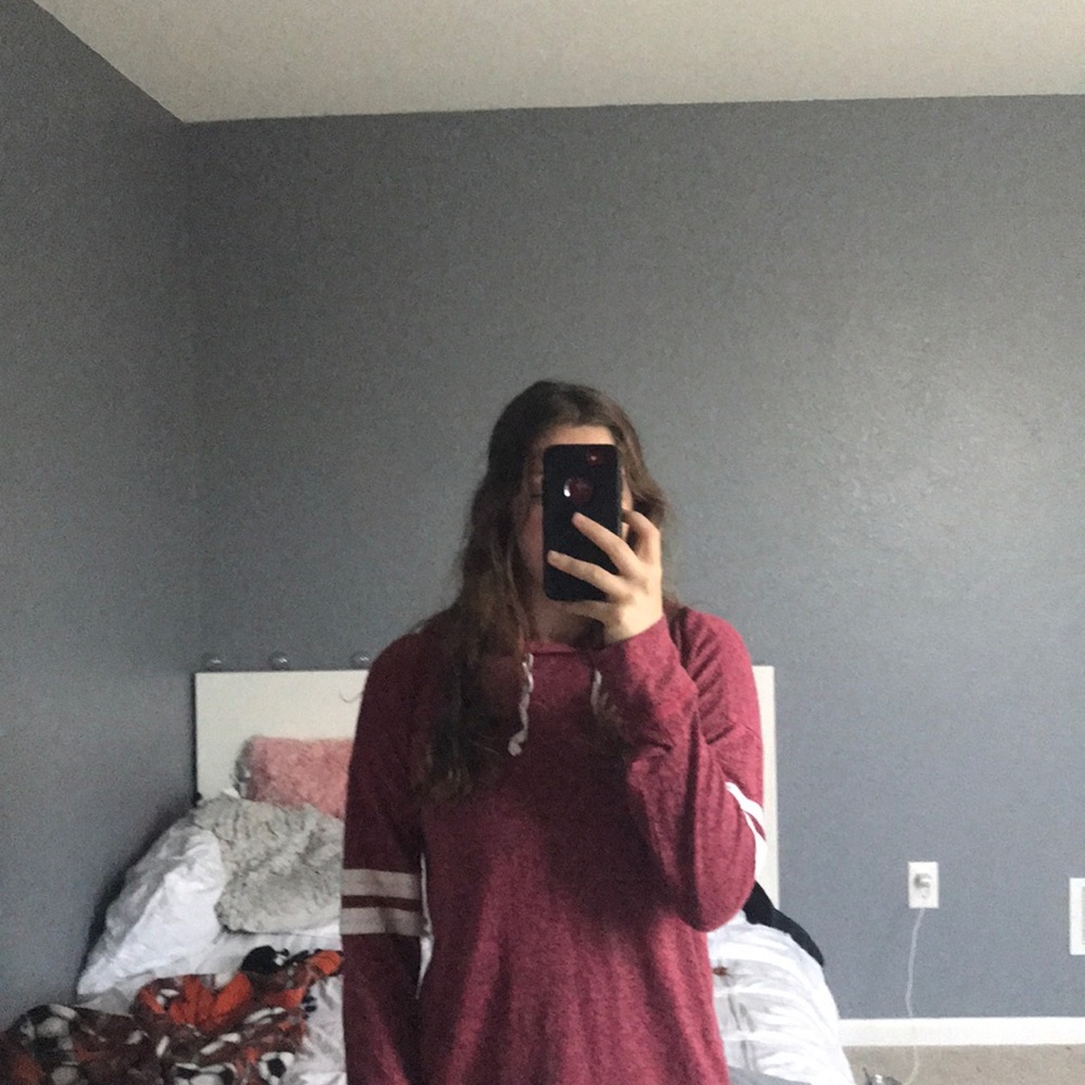 A light throw on hoodie